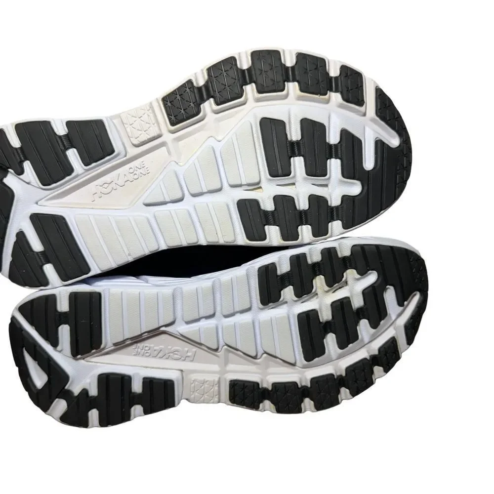Hoka Men's Gaviota 4 Black and White Athletic Shoes size 9.5 B